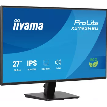 iiyama ProLite X2792HSU-B1 Computermonitor 68,6 cm (27 inch) 1920 x 1080 Pixel Full HD LED Zwart