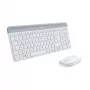LOGITECH slanke draadloze toetsenbord en muis combo Mk470 - Offwhite - Azerty Frans