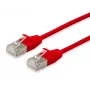 Netwerkkabel Equip Cat.6A F/FTP slim patchkabel RJ-45 0.5m rood