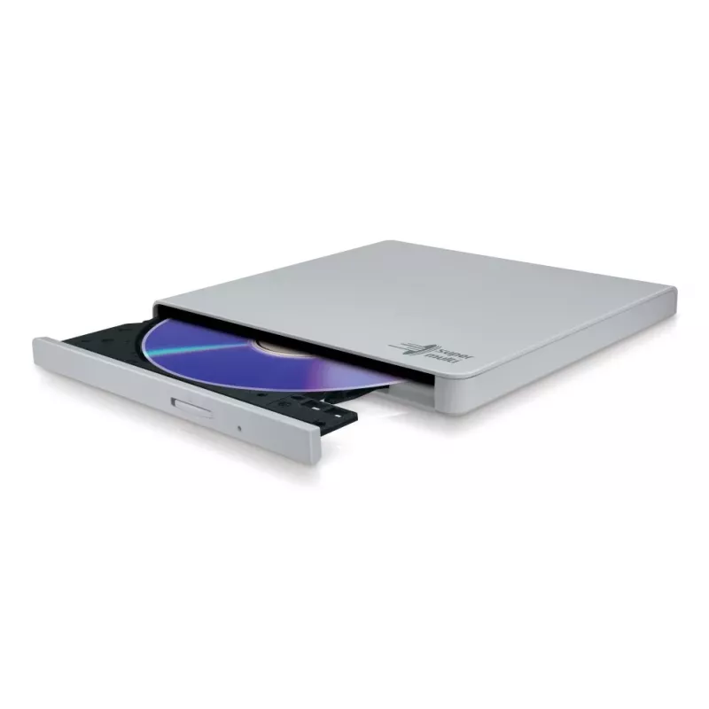 HITACHI-LG DATA STORAGE slanke draagbare DVD-writer - Gp57eb40 - USB 2.0 - wit