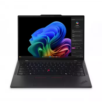 Lenovo ThinkPad T14s Gen 6 (Snapdragon) Copilot+ PC X1E-78-100 Laptop 35,6 cm (14 inch) WUXGA 32 GB LPDDR5x-SDRAM 1 TB SSD Wi-Fi 7 (802.11be) Windows 11 Pro Duits Zwart