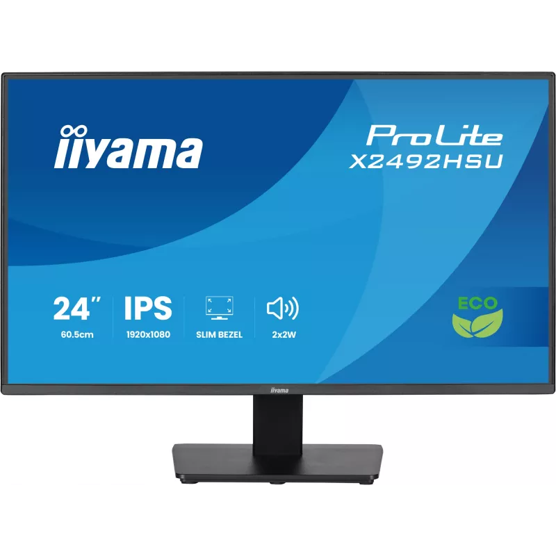 iiyama ProLite X2492HSU-B1 Computermonitor 60,5 cm (23,8 inch) 1920 x 1080 Pixel Full HD LED Zwart