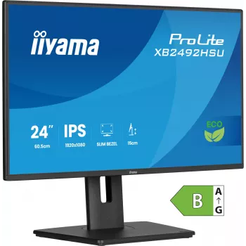 iiyama ProLite XB2492HSU-B1 Computermonitor 60,5 cm (23,8 inch) 1920 x 1080 Pixel Full HD LED Zwart
