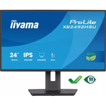 iiyama ProLite XB2492HSU-B1 Computermonitor 60,5 cm (23,8 inch) 1920 x 1080 Pixel Full HD LED Zwart