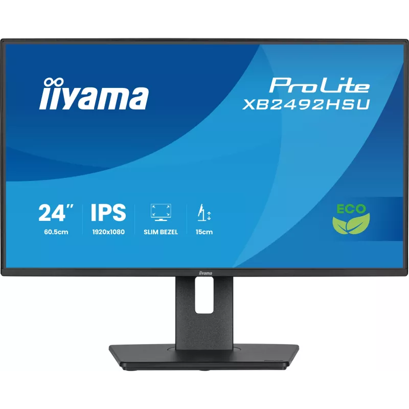 iiyama ProLite XB2492HSU-B1 Computermonitor 60,5 cm (23,8 inch) 1920 x 1080 Pixel Full HD LED Zwart