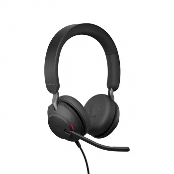 Jabra Evolve2 40 SE USB-A, UC Stereo, bedraad, bellen/muziek, 20 - 20000 Hz, 188 g, headset, zwart