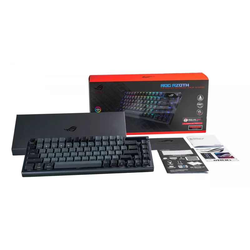 ASUS ROG Azoth toetsenbord gaming USB + RF Wireless + Bluetooth QWERTY zwart