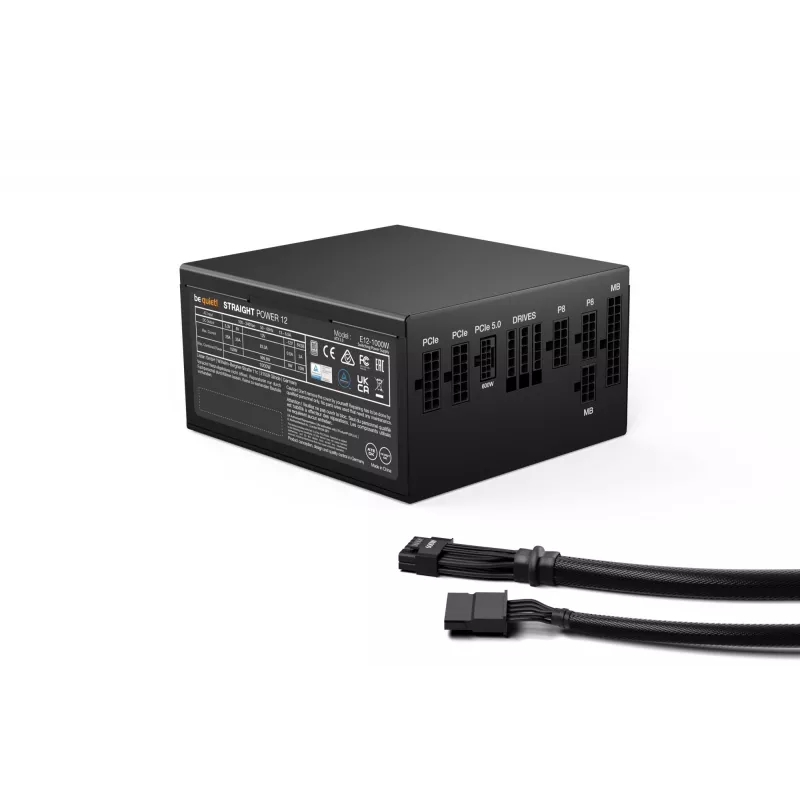 be quiet! BN338 voeding 1000 W 20+4 pin ATX ATX zwart