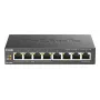 Unmanaged Switch D-Link DGS-1008P/E, L2, 8 poorten, PoE