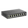 Unmanaged Switch D-Link DGS-1008P/E, L2, 8 poorten, PoE
