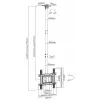 Equip 32 inch-70 inch plafondmontage voor tv