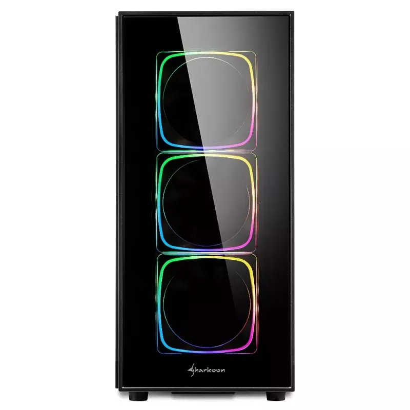 PC-behuizing Sharkoon TG6 RGB Midi Tower zwart