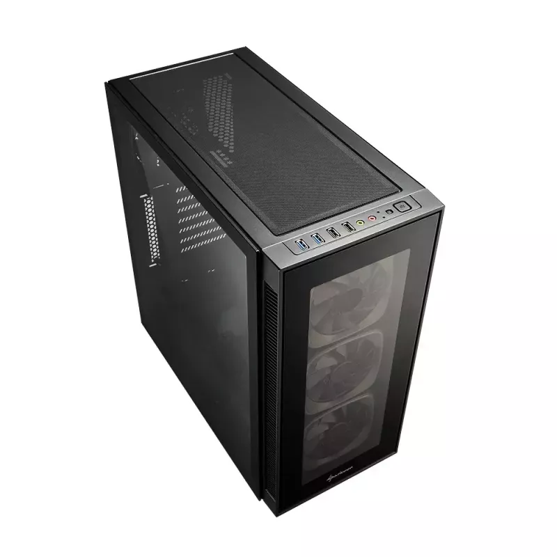PC-behuizing Sharkoon TG6 RGB Midi Tower zwart