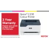 Xerox C230 A4 22ppm draadloze duplex printer PS3 PCL5e6 2 papierladen totaal 251 vel