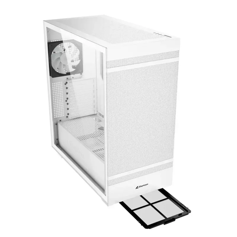 PC-behuizing Sharkoon REBEL C50 RGB Full Tower wit