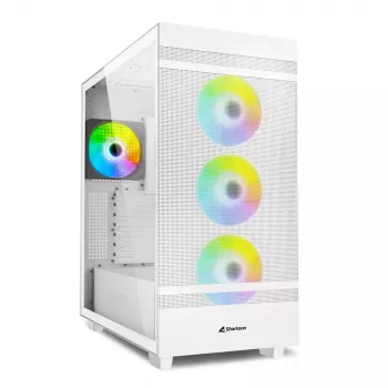PC-behuizing Sharkoon REBEL C50 RGB Full Tower wit
