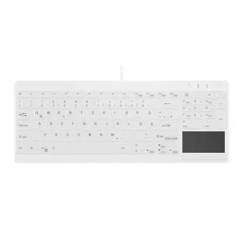 Contour Design Active Key Contour QuickClean medisch toetsenbord IP68 touchpad compact bedraad wit DE C7412