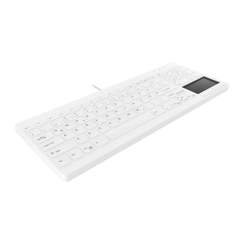 Contour Design Active Key Contour QuickClean medisch toetsenbord IP68 touchpad compact bedraad wit DE C7412