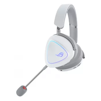 ASUS ROG Delta II headset bedraad & draadloos hoofdband gaming USB Type-C Bluetooth wit