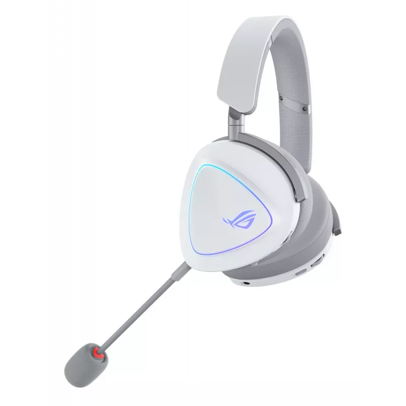 ASUS ROG Delta II headset bedraad & draadloos hoofdband gaming USB Type-C Bluetooth wit