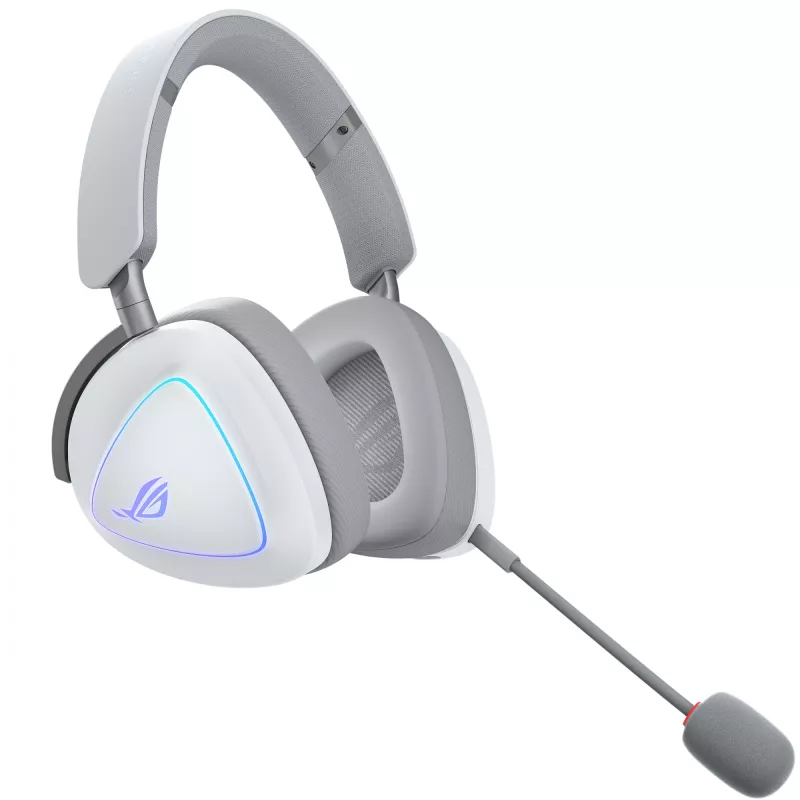 ASUS ROG Delta II headset bedraad & draadloos hoofdband gaming USB Type-C Bluetooth wit