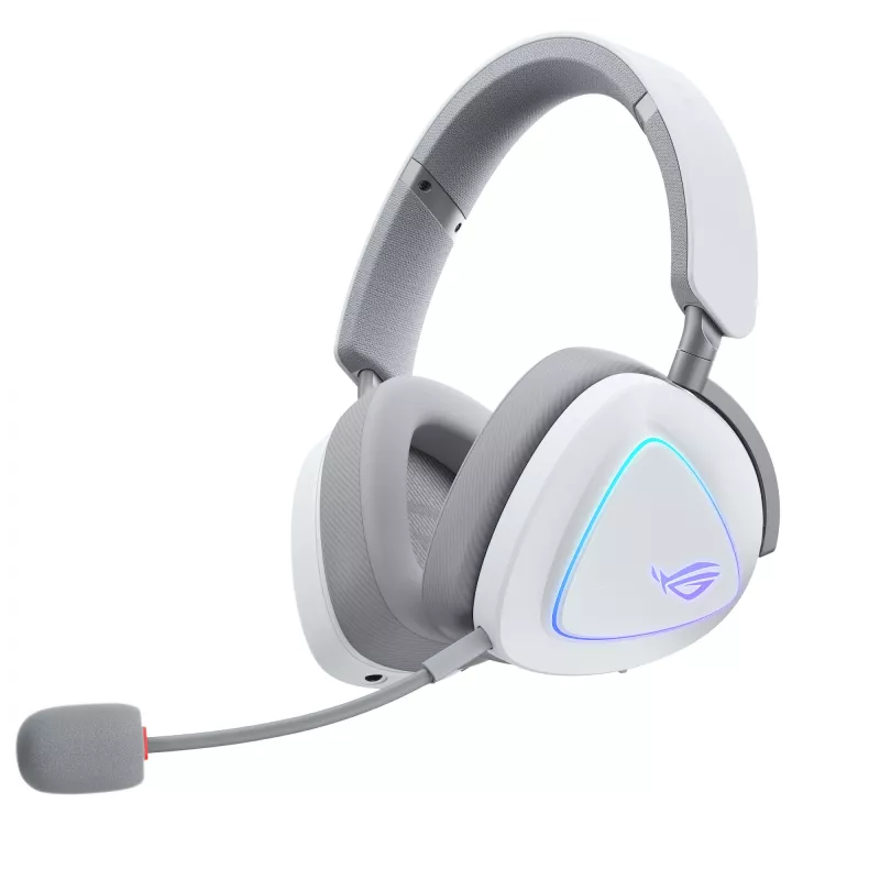 ASUS ROG Delta II headset bedraad & draadloos hoofdband gaming USB Type-C Bluetooth wit