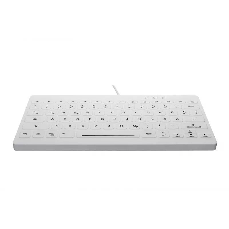 Contour Design Active Key Contour QuickClean medisch toetsenbord IP68 mini bedraad wit DE C4112