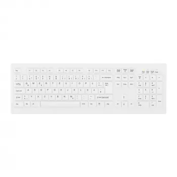 Contour Design Active Key Contour ClassicClean medisch toetsenbord afneembare cover full-size draadloos wit DE C8100