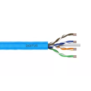 DIGITUS installatiekabel - CAT6A - U/UTP - 305 m - blauw