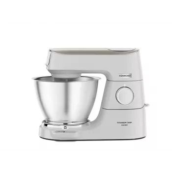 Kenwood KVC65.001WH keukenmachine 1200 W 5 l RVS, wit geïntegreerde weegschaal