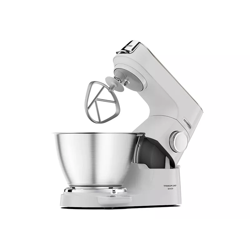 Kenwood KVC65.001WH keukenmachine 1200 W 5 l RVS, wit geïntegreerde weegschaal