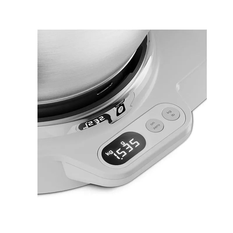 Kenwood KVC65.001WH keukenmachine 1200 W 5 l RVS, wit geïntegreerde weegschaal