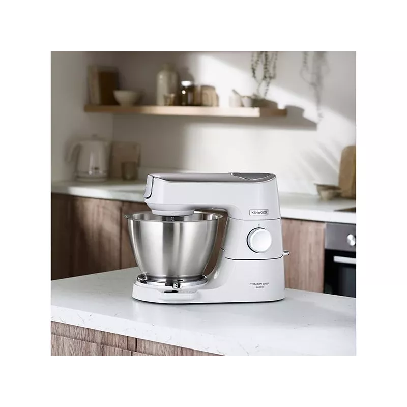 Kenwood KVC65.001WH keukenmachine 1200 W 5 l RVS, wit geïntegreerde weegschaal