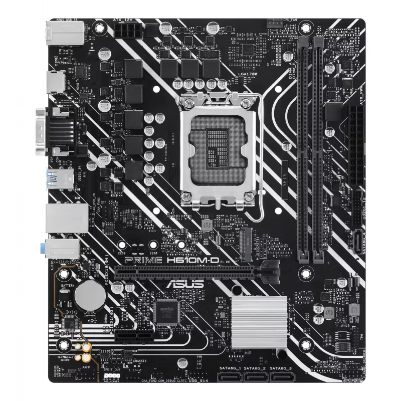 Moederbord ASUS PRIME H610M-D Intel H610 LGA 1700 micro ATX