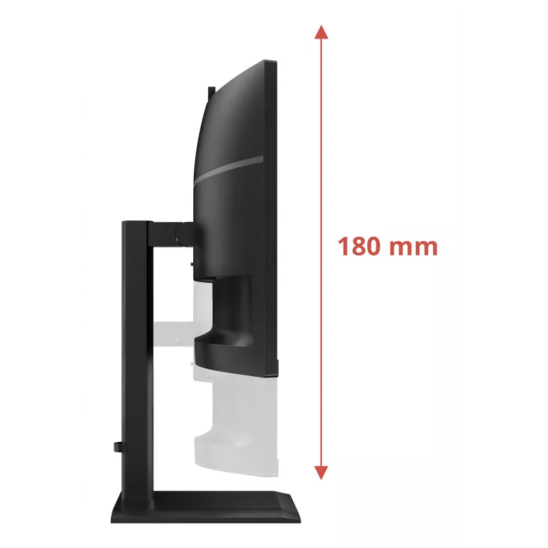 AOC E4 CU34E4CW computermonitor 86,4 cm (34 inch) 3440 x 1440 pixels UltraWide Quad HD LED zwart