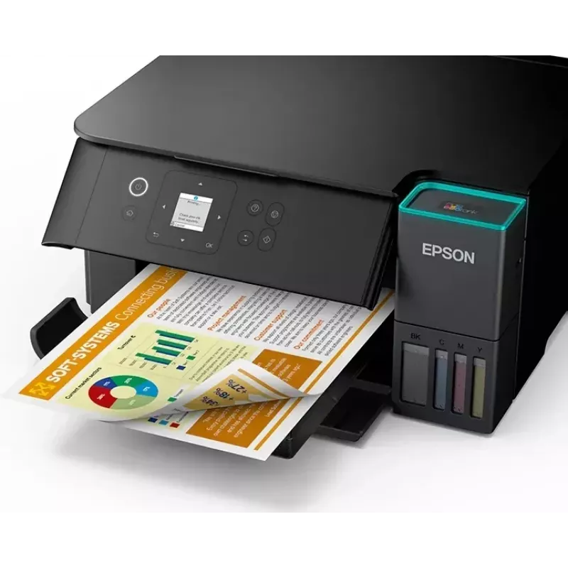 Multifunctionele inkjetprinter Epson EcoTank ET-2950 — A4, 4800 x 1200 DPI, 33 ppm, Wi‑Fi, dubbelzijdig printen, kleurenscan