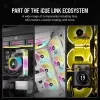 CORSAIR CPU-koeler – iCUE Link H100i RGB AiO-vloeistofkoeler – wit