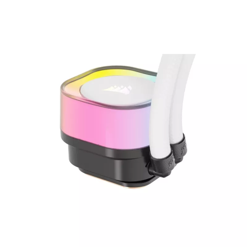 CORSAIR CPU-koeler – iCUE Link H100i RGB AiO-vloeistofkoeler – wit