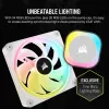 CORSAIR CPU-koeler – iCUE Link H100i RGB AiO-vloeistofkoeler – wit