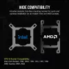 CORSAIR CPU-koeler – iCUE Link H100i RGB AiO-vloeistofkoeler – wit