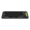 LOGITECH draadloos toetsenbord - Pop Icon Keys - grafiet & groen Qwertz Duits