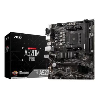 MSI A520M PRO moederbord AMD A520 socket AM4 micro ATX