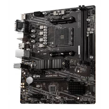 MSI A520M PRO moederbord AMD A520 socket AM4 micro ATX