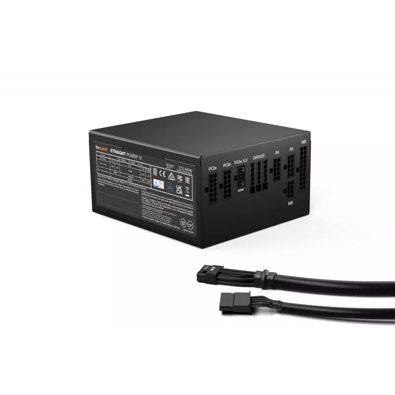 be quiet! BN337 voeding 850 W 20+4 pin ATX ATX zwart