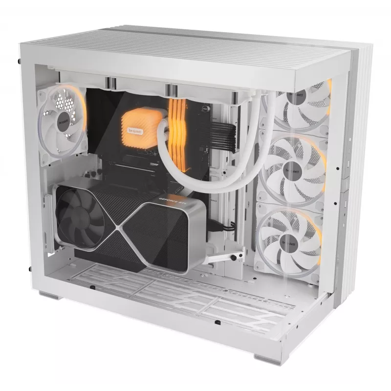 be quiet! Light Base 900 FX pc-behuizing, Full Tower, E-ATX / XL-ATX, gehard glas, 4 ventilatoren van 140 mm, cpu-koeler van 190 mm, wit