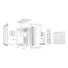 be quiet! Light Base 900 FX pc-behuizing, Full Tower, E-ATX / XL-ATX, gehard glas, 4 ventilatoren van 140 mm, cpu-koeler van 190 mm, wit