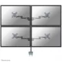 Neomounts FPMA-D935D4 monitorarm 10-27 inch, klembevestiging, 6 kg, 25,4 cm (10 inch), 68,6 cm (27 inch), 100 x 100 mm, zilver