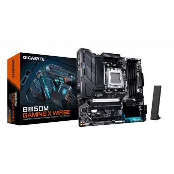 GIGABYTE B850M GAMING X WIFI6E moederbord - AMD Ryzen 9000 Series CPU's, 10+2+2 fasen digitale VRM, tot 8200MHz DDR5 (OC), 1xPCIe 5.0 + 1xPCIe 4.0 M.2, 2.5LAN, WIFI 6E, USB 3.2 Gen 2
