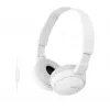 Sony MDR-ZX110AP headset bedraad hoofdband bellen/muziek wit
