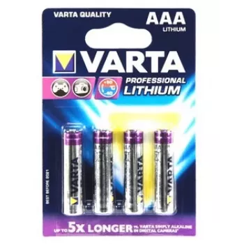 VARTA wegwerpbatterij Ultra Lithium AAA 1,5 V 4 stuks